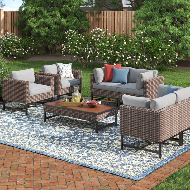 Andover Mills™ Hesse 53.4'' Wide Outdoor Reversible Patio Sectional